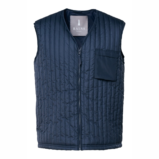 Body Warmer RAINS Liner Vest Blue