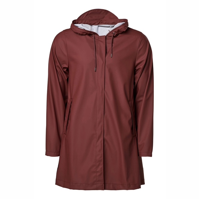 Raincoat RAINS Women A-line Jacket Maroon