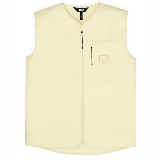 Bodywarmer Rains Unisex Fleece Vest Straw '23