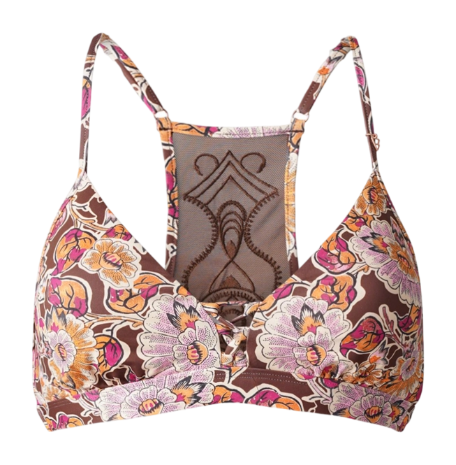 Bikini Top Brunotti Women Tallys-Sakai Sakai Flower Pink