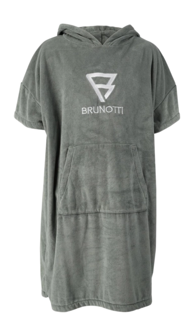Poncho Brunotti Unisex Poncho-Solidsex Vintage Green 24