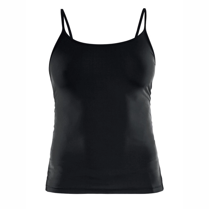 Vest Top Craft Women Essential Strap Singlet Black