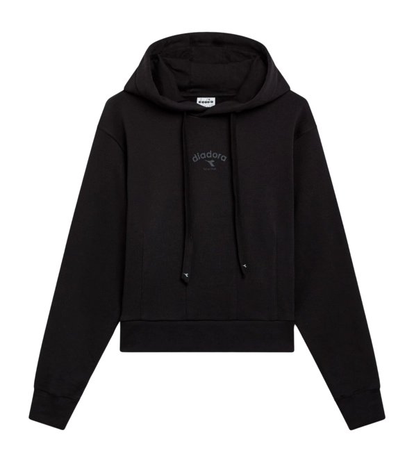 Hoodie Diadora Women's Athletic Logo Black '24