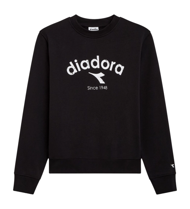 Sweatshirt Diadora Unisex Athletic Logo Black '24