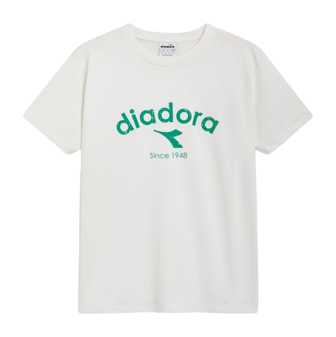 T-Shirt Diadora Unisex SS Athletic Logo White Milk '24