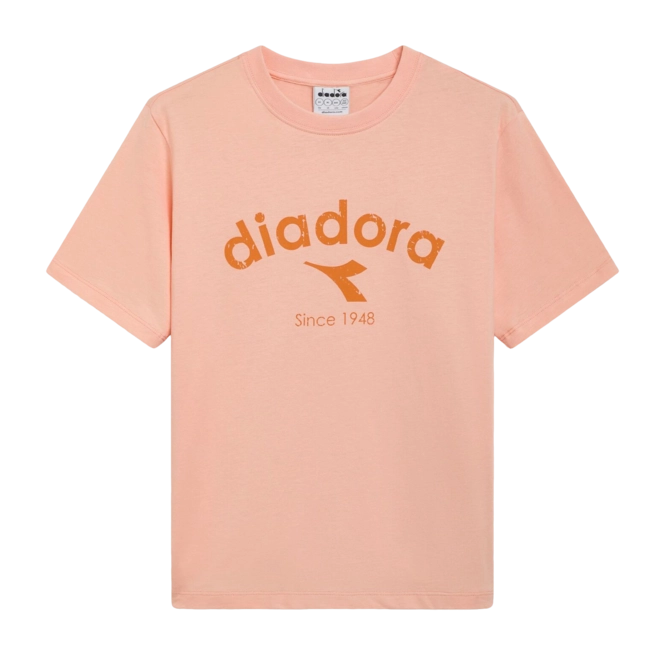 T-Shirt Diadora Unisex SS Athletic Logo Peach Parfait '24