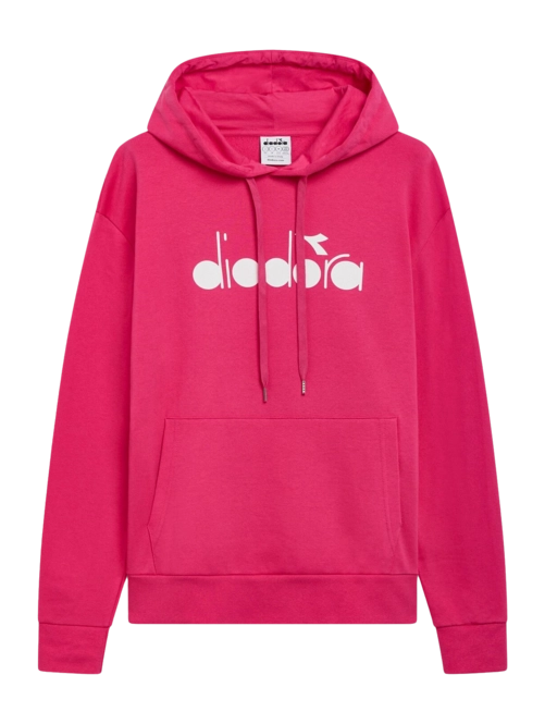 Hoodie Diadora Unisex Logo Pink Sorbet '24