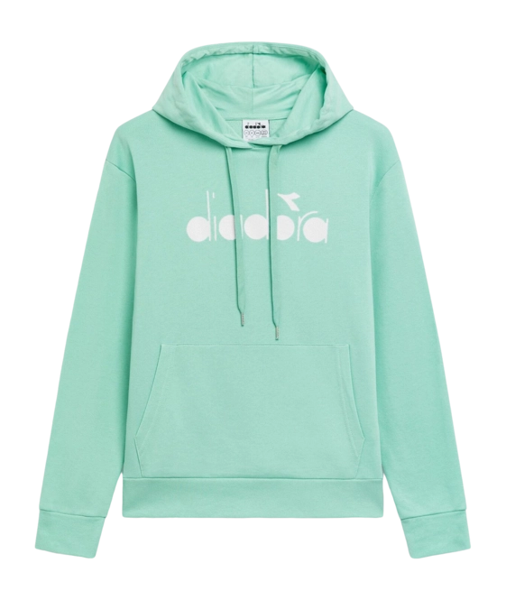 Hoodie Diadora Unisex Logo Neon Green '24