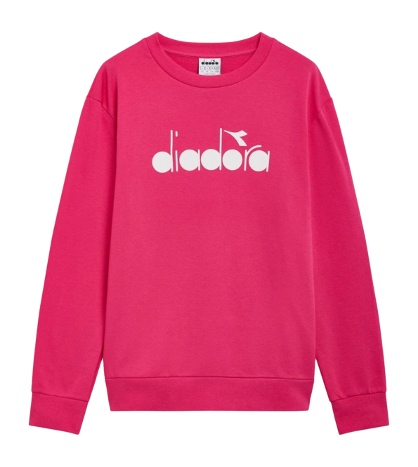 Sweatshirt Diadora Unisex Crew Logo Pink Sorbet '24