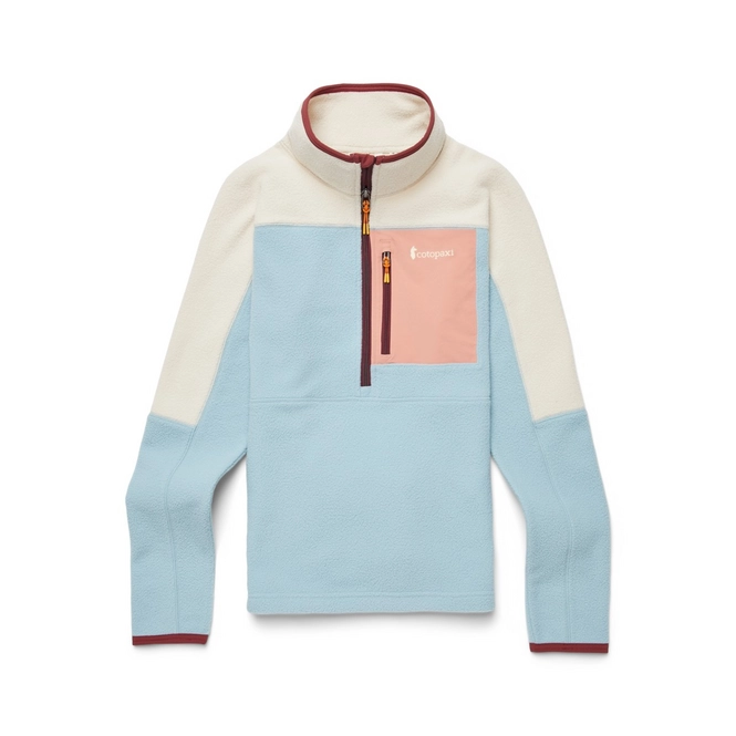 Zip Sweatshirt Cotopaxi Women Abrazo Halfzip Fleece Jacket Cream/Sea Spray