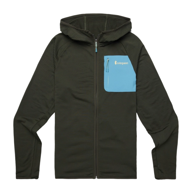 Zip Sweatshirt Cotopaxi Men Otero Fleece Fullzip Hooded Jacket Woods