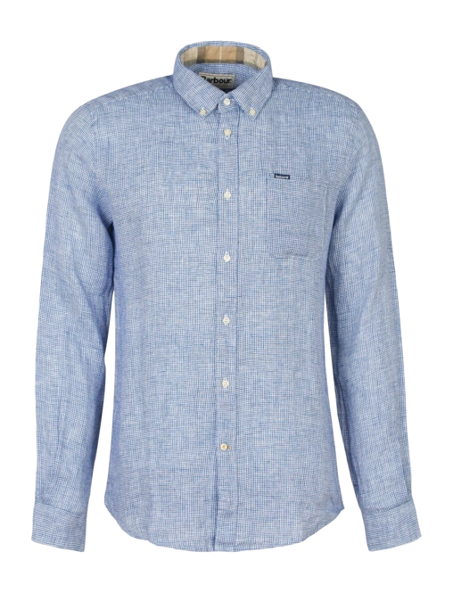 Shirt Barbour Men Linton Tailored Shirt Navy