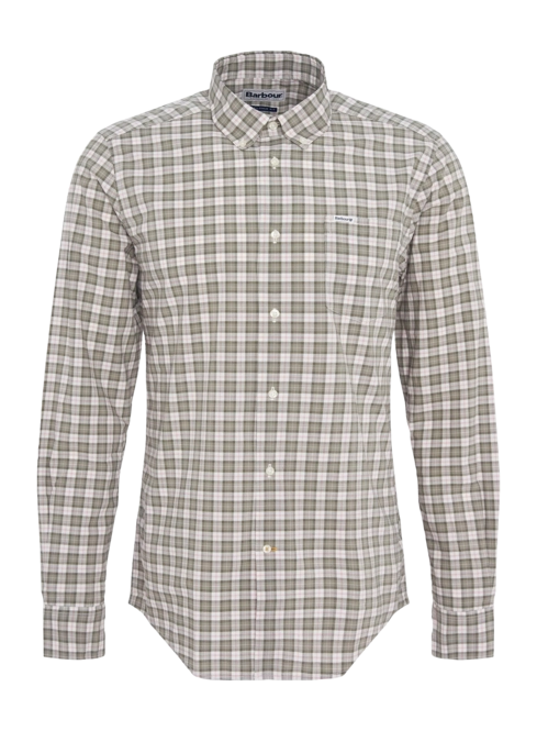 Shirt Barbour Men Lomond Tailored Shirt Glenmore Olive Tartan