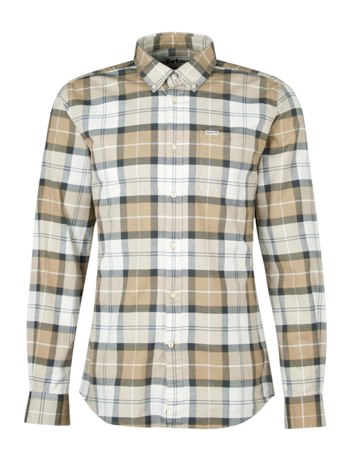 Shirt Barbour Men Lewis Tailored Shirt Amble Sand Tartan