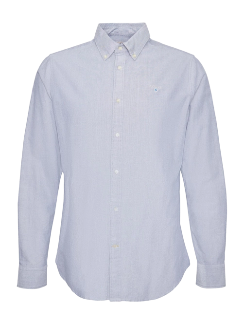 Shirt Barbour Men Oxtown Tailored Shirt Dark Denim
