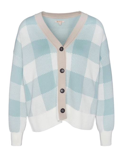 Cardigan Barbour Women Elodie Knitted Cardigan Blue Haze