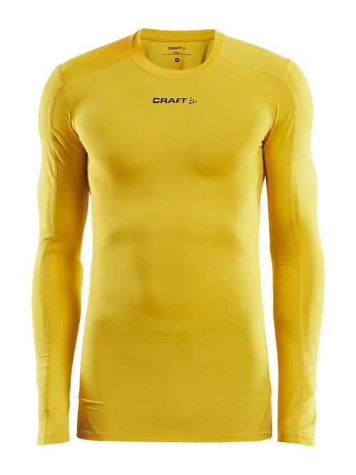 Undershirt Craft Unisex Pro Control Compression LS Yellow '24