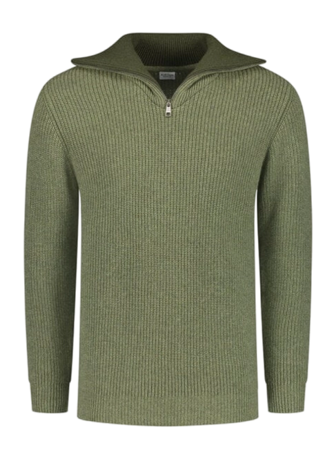 Sweater Blue Men Essential Nautic Sweater Mid Green XXL