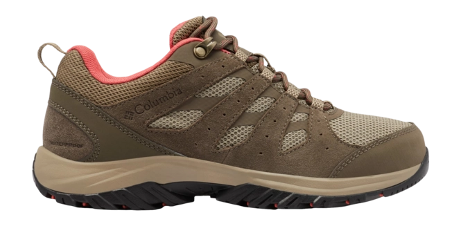 Walking Shoes Columbia Women Redmond III Waterproof Pebble Red Coral