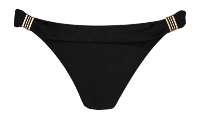 Bikini Bottoms Barts Women Solid Folded Bikini Briefs Black