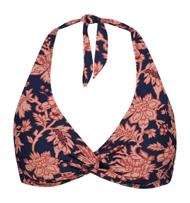 Bikini Top Barts Women Lasa Cross Halter Navy