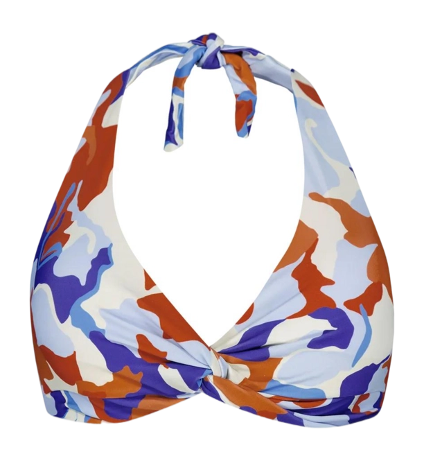 Bikini Top Barts Women Lunan Cross Halter Blue