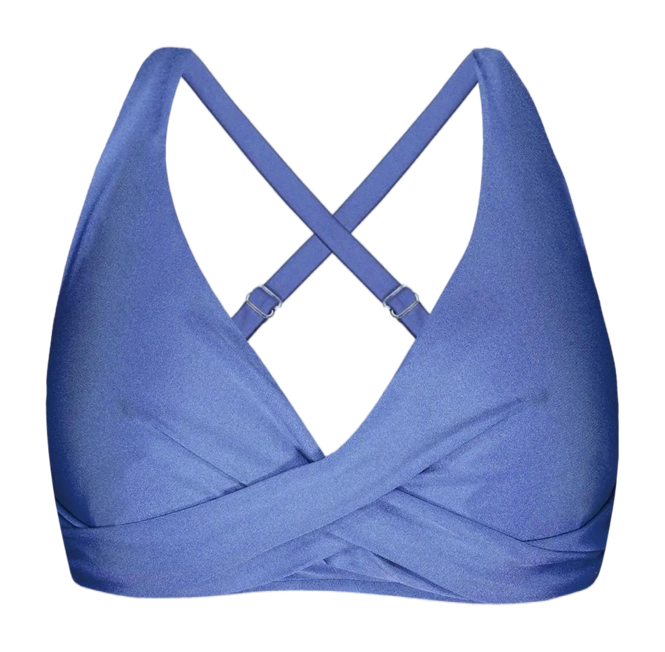 Bikini Top Barts Women Isla Cross Halter Full Blue