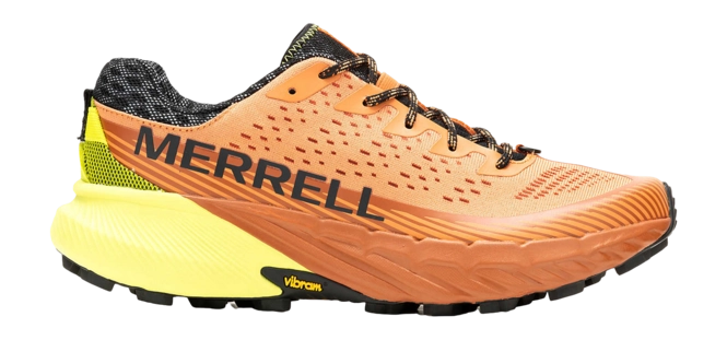 Trail Running Shoes Merrell Men Agility Peak 5 Melon Hiviz