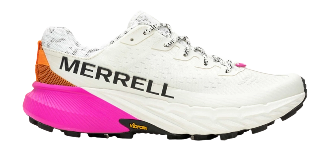 Trail Running Shoes Merrell Men Agility Peak 5 White Multi
