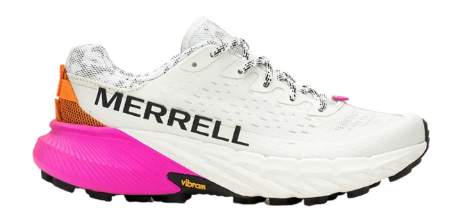 Trail Running Shoes Merrell Women Agility Peak 5 White Multi
