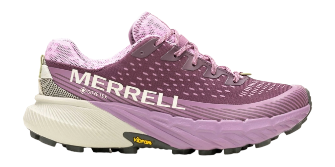 Trail Running Shoes Merrell Women Agility Peak 5 Gtx Plumwine Mauve