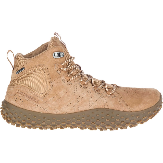 Barefoot Shoes Merrell Men Wrapt Mid Wp Tobacco