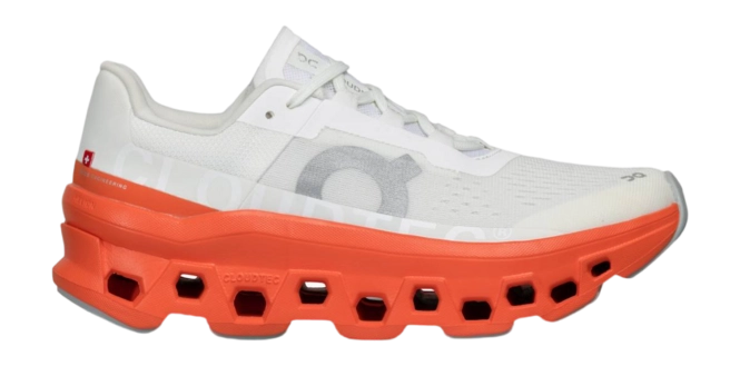 Running Shoes On Running Women Cloudmonster White Flame