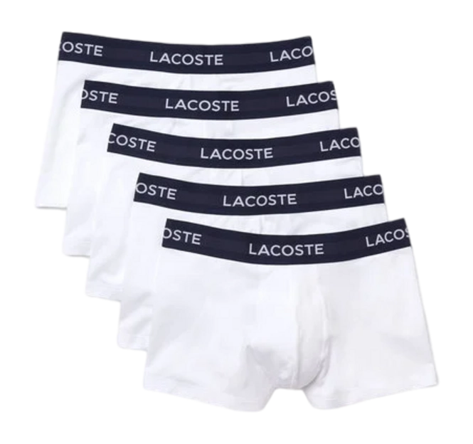 Boxer Shorts Lacoste Men 5H5203 White (Set of 5)  '24