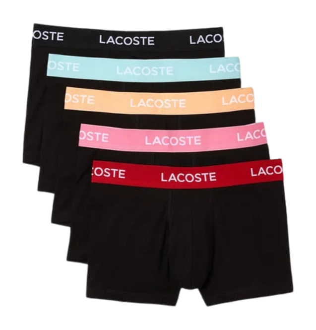 Boxer Shorts Lacoste Men 5H5203 Black/Ledge-Reseda-Pastil (Set of 5)