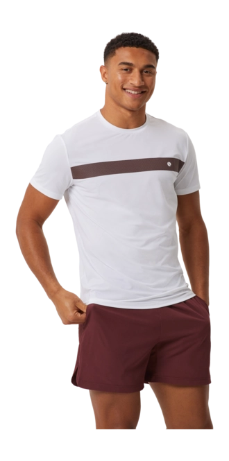 Tennis shirt Björn Borg Men Ace Light T-shirt Brilliant White 2024 '24