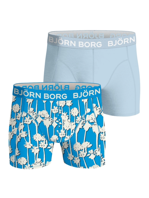 Boxer Shorts Björn Borg Men Cotton Stretch Boxer Multi-coloured Pack 1 (2 Pack)