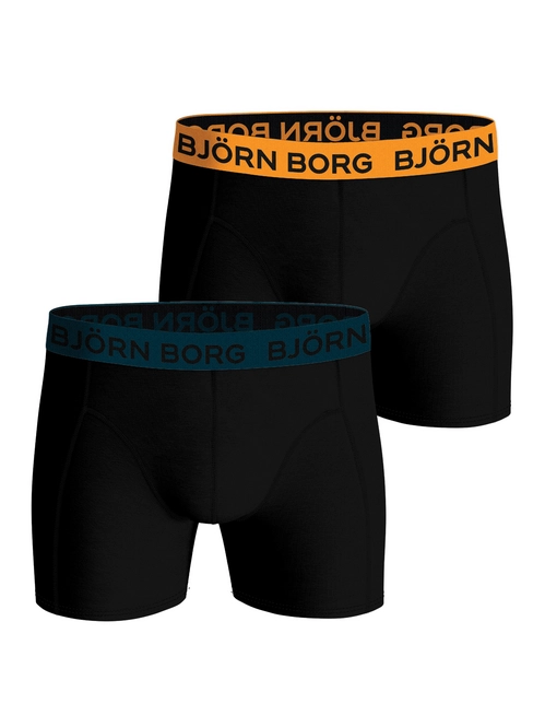 Boxer Shorts Björn Borg Men Cotton Stretch Boxer Multi-coloured Pack 2 (2 Pack) 2024