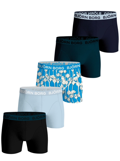 Boxer shorts Björn Borg Men Cotton Stretch Boxer Multipack 6 (5 Pack) 2024 '24