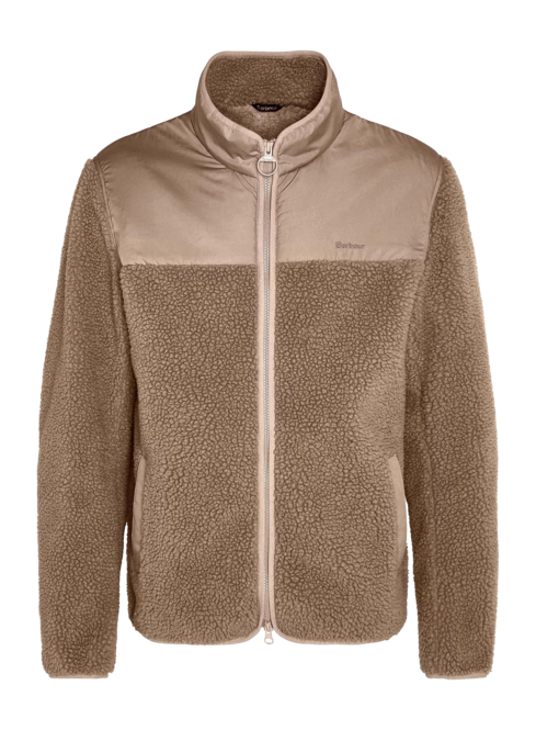 Zip Sweatshirt Barbour Men Hobson Fleece Timberwolf