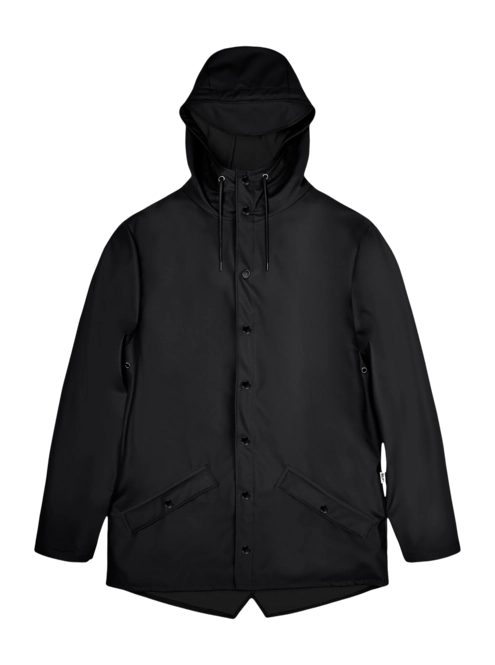 Raincoat RAINS Unisex Jacket Black 2024