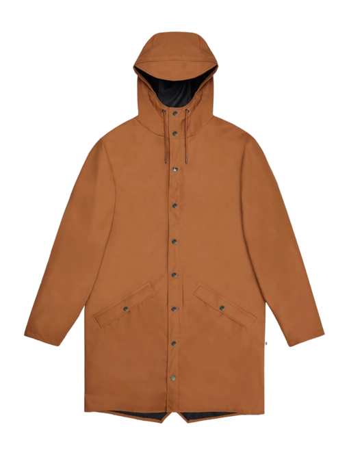 Raincoat RAINS Unisex Long Jacket Rust