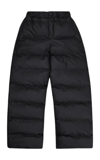 Ski Trousers RAINS Unisex Alta Puffer Pants Regular Black