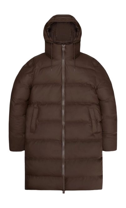 Winter Coats RAINS Unisex Alta Longer Puffer Jacket Frame