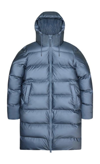 Winter Coats RAINS Unisex Alta Longer Puffer Jacket Bay