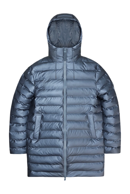 Raincoat RAINS Unisex Lohja Long Puffer Jacket Bay