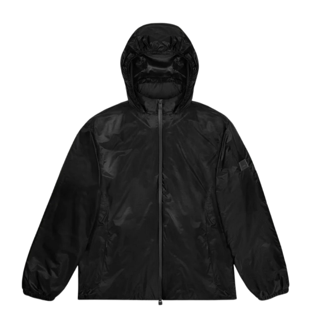 Raincoat RAINS Unisex Kauto Insulated Curve Jacket Black