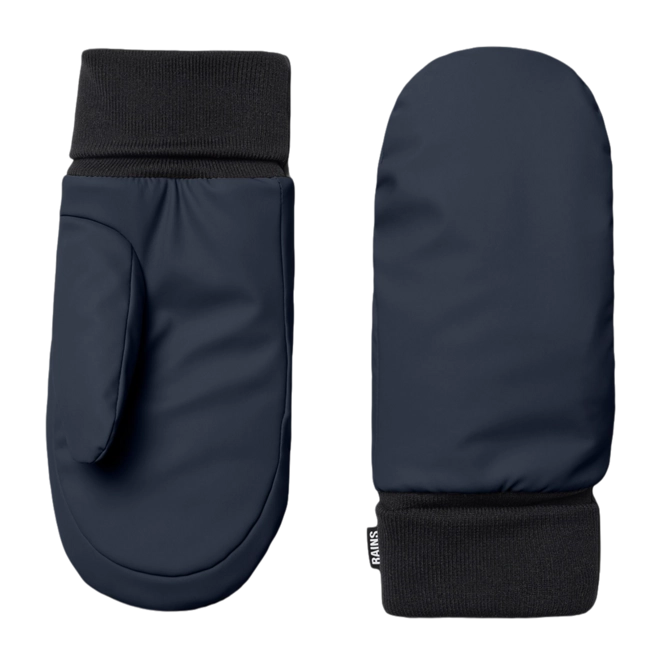 Mittens RAINS Unisex Alta Puffer Mittens Navy
