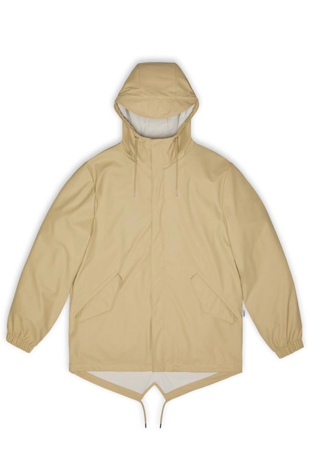 Raincoat RAINS Unisex Fishtail Jacket Sand