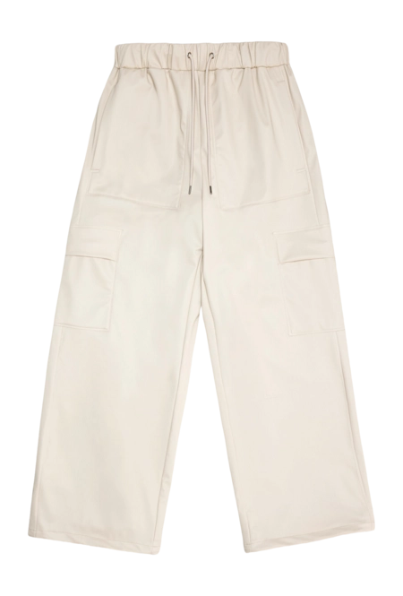 Waterproof Trousers RAINS Cargo Rain Pants Wide Dune Grain